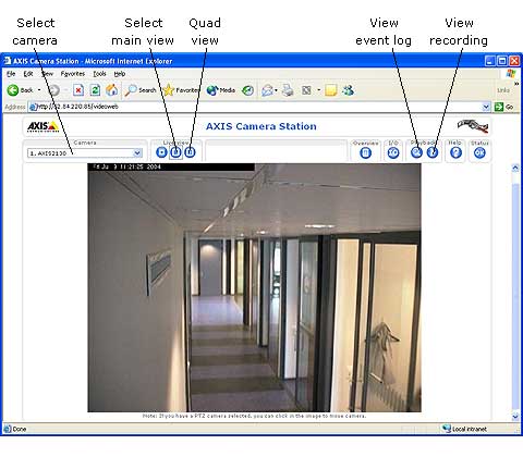 AXIS Camera Station User interface 7 1005